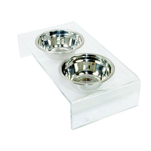 Suporte de mesa acrílico para animal de estimação, suporte para gatos e cachorros - Product Image 2