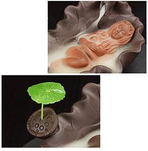 Riflusso di Bruciatore di Incenso di Ceramica Bastone di Incenso Titolare Della Decorazione Della Casa Aromaterapia Buddha Censer - Product Image 4