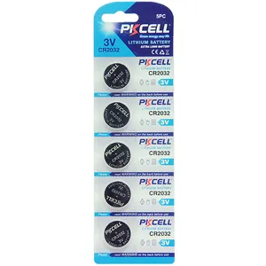 Free Sample High Quality 3v Lithium Button Cell 210mAh cr2032 Coin Cell Batteries for Smart Watches