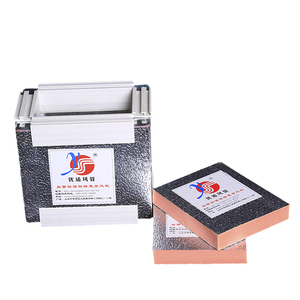 La haute performance 20mm a galvanisé les matières plastiques carrées de panneau isolant <span class=keywords><strong>thermique</strong></span> phénolique pour <span class=keywords><strong>l</strong></span>'<span class=keywords><strong>isolation</strong></span> <span class=keywords><strong>thermique</strong></span> de ventilation - Product Image 3