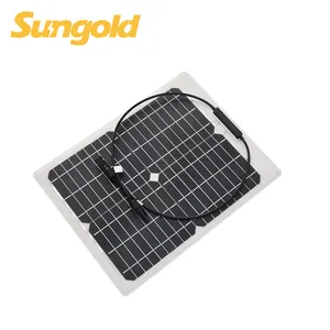 Yüksek verimlilik sırt çantası Hafif 20 w güneş paneli