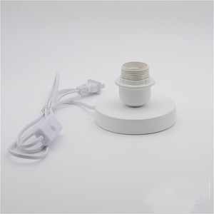 Camera <span class=keywords><strong>da</strong></span> letto Comodino luce decorativa E27 vite portalampada supporto Della <span class=keywords><strong>Lampada</strong></span> <span class=keywords><strong>da</strong></span> <span class=keywords><strong>tavolo</strong></span> con interruttore spina del cavo di alimentazione - Product Image 3