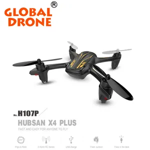 HUBSAN H107P 顶级品质迷你无人机 X4 Plus 无人机具有长距离飞行时间直升机 Rc Quadcopter Nano 无人机没有摄像头