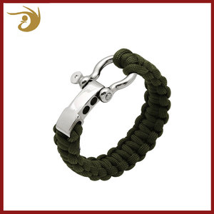 Hebilla Militar Que Acampa de Acero Inoxidable al por mayor 550 Pulsera de Paracord Supervivencia de Salvamento Y <span class=keywords><strong>Socorrismo</strong></span> - Product Image 1