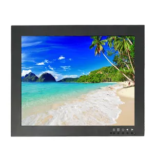 Istemci için AV ile 15 "yüksek parlak 1000 nit güneş ışığı okunabilir LCD monitör