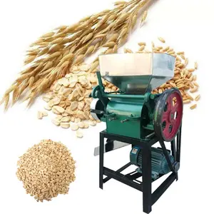 Wheat Barley flakes making machine Breakfast cereals machine for sale Cereal flattening machine