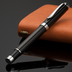 Yeni lüks karbon fiber tasarlanmış metal oyulmuş kalemler moda tasarım kalemler - Product Image 3