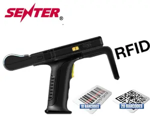 SENTER ST908 4Inch Android Pda Máy Tính Cầm Tay Qr Code Scanner Với Pistol Grip 3 Gam, 4 Gam LTE Uhf Rfid Reader Pda