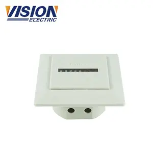 HM-1 HM-1R Square Quartz Hour Meter Timer Counter Digital