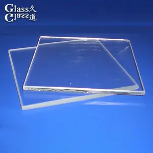 Résistant à hautes températures adapté aux besoins du client forme transparente de borosilicate verre flotté disque pour led