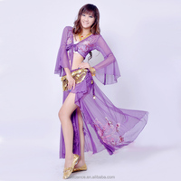 Costume de danse du ventre arabe femmes danse chemisier jupe costume Performance porter