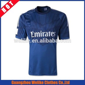 2015 nuevo diseño uniforme de futbol camiseta original del real <span class=keywords><strong>madrid</strong></span> de fútbol jersey - Product Image 1