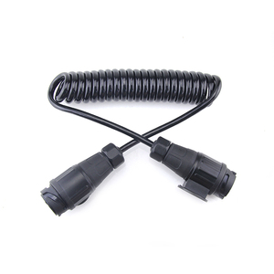 High Quality 13 Pin Trailer Plug mit power spiral kabel - Product Image 5