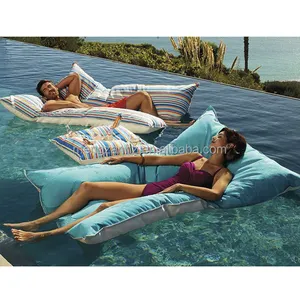 Pool lounge beanbag ao ar livre/tecido natação flutuador piscina/pool lounge float