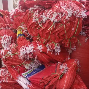 PP Woven Vegetables Packing Onion Potatoes Garlic Garbage Mesh Bags