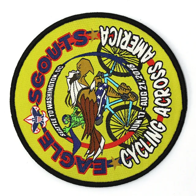 Woven Fabric Patch and Badge for Uniform Clothing Custom Patches