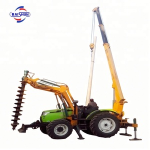 High Power Aarde Met Grondgraafmachine En Pole Erectie Machine - Product Image 2