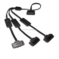 Fotag 16pin mâle à femelle OBD2 USB OBDII Y Câble avec support Underdash pour toutes les voitures 50CM