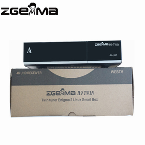 4K-UHD Linux Zgemma H9 TWIN 2x DVB-S2X HEVC H.265 WIFI eingebaute 2 * CI + sat tv empfänger