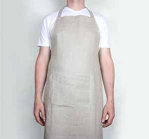 Nouvelle mode toile coton <span class=keywords><strong>tablier</strong></span> en lin pour serveuse fleuriste cuisine enfants - Product Image 3
