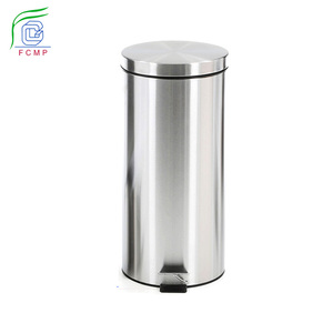 Stainless Steel Mirror Garbage <strong>Bin</strong> With Separate Bucket Trash <strong>Bin</strong> - Product Image 3