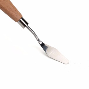 Hoja de Metal paleta raspador masilla aceite jadeando accesorios <span class=keywords><strong>arte</strong></span> pintura espátula - Product Image 3