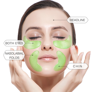 OBO cosmetico ZOZU di cristallo del Collageno Anti Invecchiamento <span class=keywords><strong>Borse</strong></span> Sotto Gli <span class=keywords><strong>Occhi</strong></span> Cerchio Scuro Sacco A Pelo fagioli mung Maschera per Gli <span class=keywords><strong>Occhi</strong></span> - Product Image 5