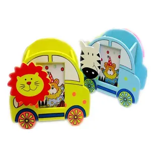 Children Car Shaped Pen Holder Desk Organizer