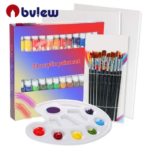 Amazon Hot Artist Painting 24colors Acrylic Paint Set For Artist