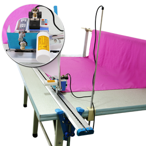CZD-B11 yüksek kaliteli Distal manuel kumaş bez rulo çapraz uç kesici makinesi yuvarlak kesme makinesi - Product Image 6