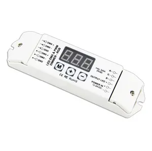 BC-833 DC12V 고주파 3 채널 led dmx 조광기 깜박임 무료 DMX 디코더 RGB 디코더