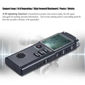 デジタルボイスレコーダーサウンドオーディオボイスレコーダーディクタフォン音声起動レコーダー記録装置と再生、MP3プレーヤー