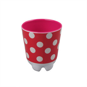 De dibujos animados impreso <span class=keywords><strong>300</strong></span> ml de plástico de melamina de niños leche taza de agua para niña - Product Image 1