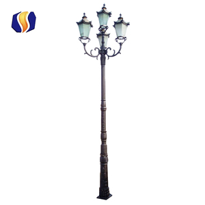 Rue Antique <span class=keywords><strong>Colonne</strong></span> Éclairage Pôle Jardin <span class=keywords><strong>Lampadaire</strong></span> - Product Image 1