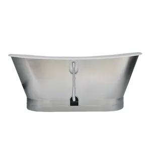 Stainless Steel Skirted Cast Iron <strong>Bath</strong> <strong>Tub</strong> Free Standing Bathroom Cast Iron <strong>Bath</strong> <strong>Tub</strong> Antique <strong>Tin</strong> Bathtubs - Product Image 1