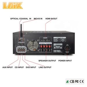 Amplificateur <span class=keywords><strong>de</strong></span> <span class=keywords><strong>son</strong></span> multifonctionnel Laix LX-250 avec module audio DJ, port USB et <span class=keywords><strong>lecteur</strong></span> MP3 - Product Image 6