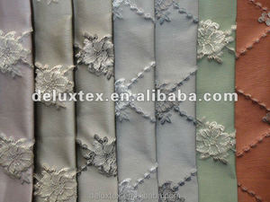 Thời trang <span class=keywords><strong>checker</strong></span> hoa thiết kế dệt jacquard upholstery vải - Product Image 3