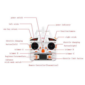 Vente chaude 6 axe 2.4 G sans tête drones avec caméra en direct <span class=keywords><strong>MJX</strong></span> x600, Drones avec caméra hd et gps - Product Image 5