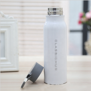 Hot Sports bottiglia d'acqua shaker in acciaio inossidabile tazza sottovuoto portatile a doppia parete isolata 350ml <span class=keywords><strong>con</strong></span> biglietto da visita per studenti - Product Image 2