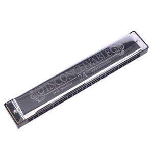 China swan Musical Metal armónica cromática órgano <span class=keywords><strong>blues</strong></span> arpa para venta 24 agujeros - Product Image 2