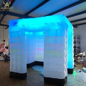 3m x 3m x 3m 표준 크기 점화 사진 부스 휴대용 <span class=keywords><strong>3D</strong></span> 그림 천막 팽창식 오두막 부스 - Product Image 5