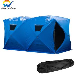 Tienda de Campaña de Pesca en Hielo Personalizada de Lona Oxford de Una Sola Capa, Tienda de Campaña Cúbica para Pesca de Carpas en Todas las Estaciones, Tienda de Campaña para Pesca en Invierno - Product Image 1