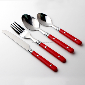 Châu Âu thiết kế thép không gỉ <span class=keywords><strong>Flatware</strong></span> sets với nhựa PET Box tude 16 cái đặt máy rửa chén an toàn cho 4 người - Product Image 4