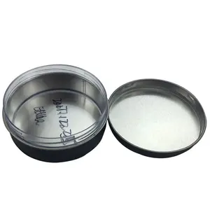 Scatola Rotonda in Alluminio Personalizzata all'Ingrosso con Rivestimento in PE e Tappo a Vite, Contenitore Sigillato per Cera per Capelli, Pomata e Crema - Product Image 1