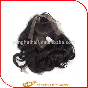 Peluca de pelo peluca llena del cordón del pelo brasileño de la trama del pelo humano peluca llena - Product Image 3