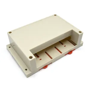 Szomk Plastic Din Rail Doos Met Klem Voor Elektronische Apparatuur Voor Smps