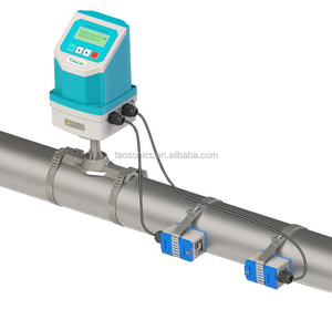 Medidor de flujo de agua ultrasónico <span class=keywords><strong>digital</strong></span> a granel con salida de relé OCT de pulso Modbus RS485 estacionario TSONIC - Product Image 2