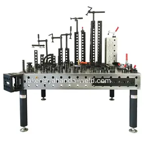 Yahanda mesa de solda 3d d28/d22/d16, com sistema de acessórios de aperto