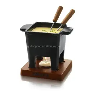 Trung Quốc Sản Phẩm Mới Thiết Kế Vui Nhộn 2021 Nhà Bếp Gốm Nến Fondue Set