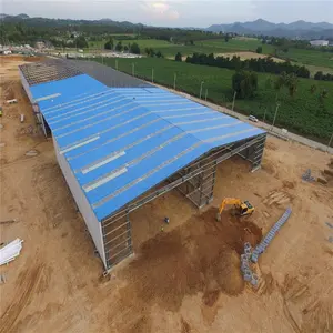 Warehouses High Quality Wholesale Light Metal Fabricated Structural Portal Steel Frame Structure Warehouse Building